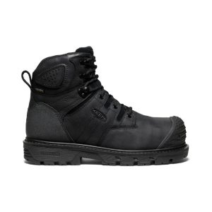 Men's Camden 6 Waterproof Boot (Carbon Toe) | Black/Black