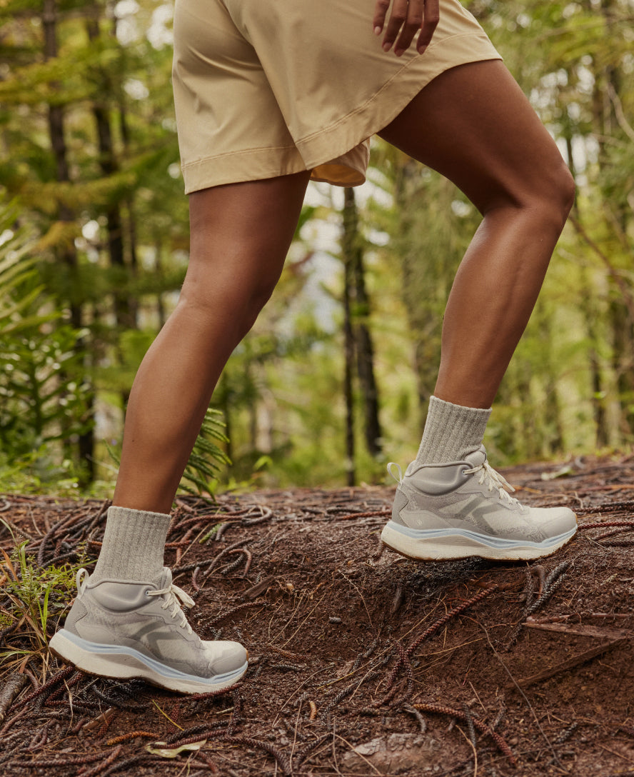 Women's Leiki Waterproof Hiking Boot | Birch/Cameo Rose - Image 7