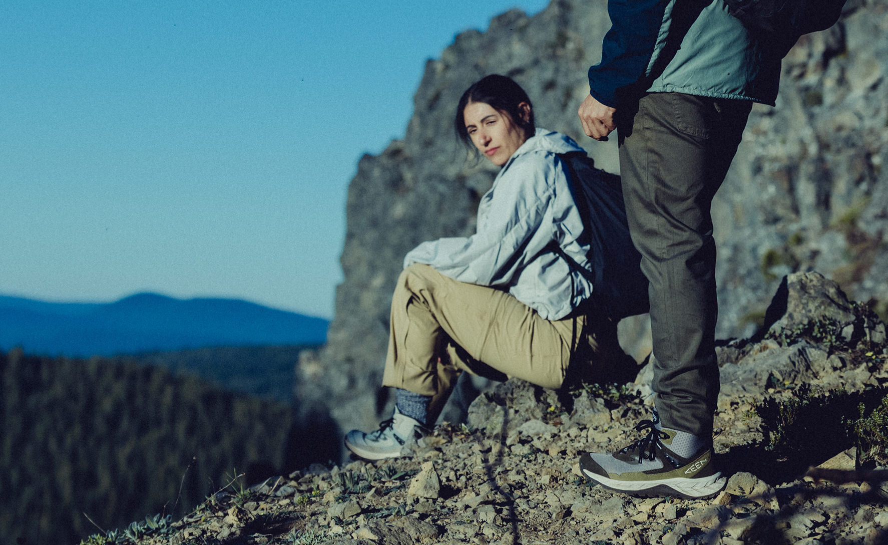 Men's Hightrail Waterproof Hiking Boot | Steel Grey/Forest Night - Image 7