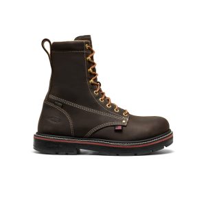 Men's Liberty 8 Waterproof 90° Heel Boot (Carbon Toe) | Coffee Bean/Black
