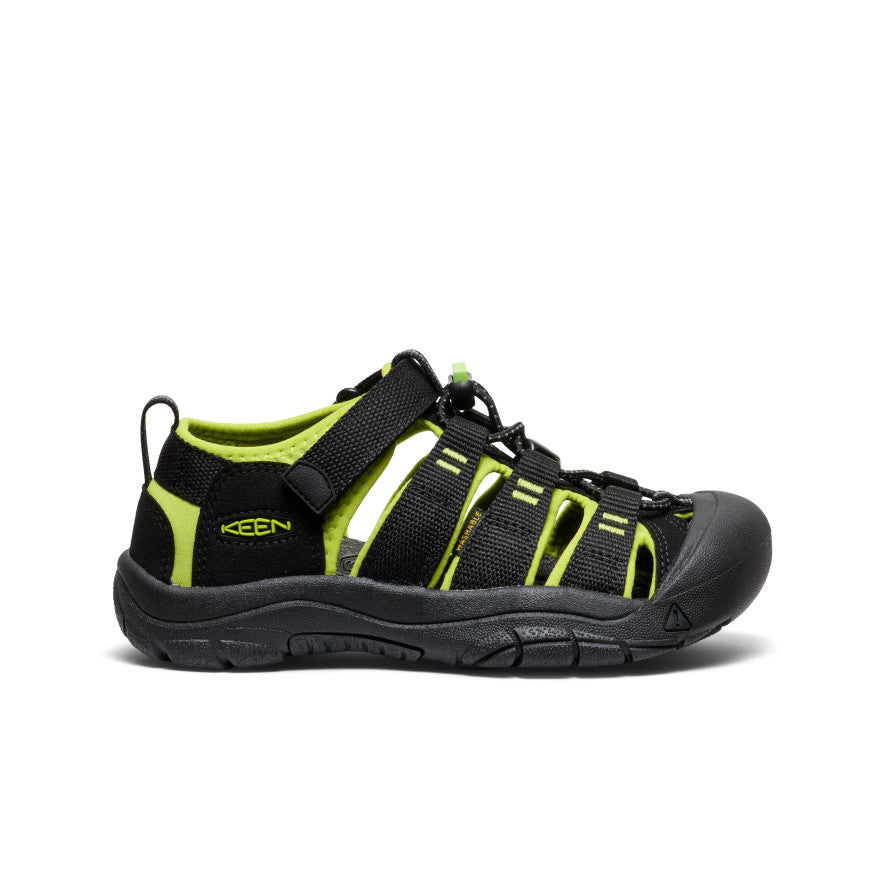 Big Kids' Newport H2 | Black/Lime Green