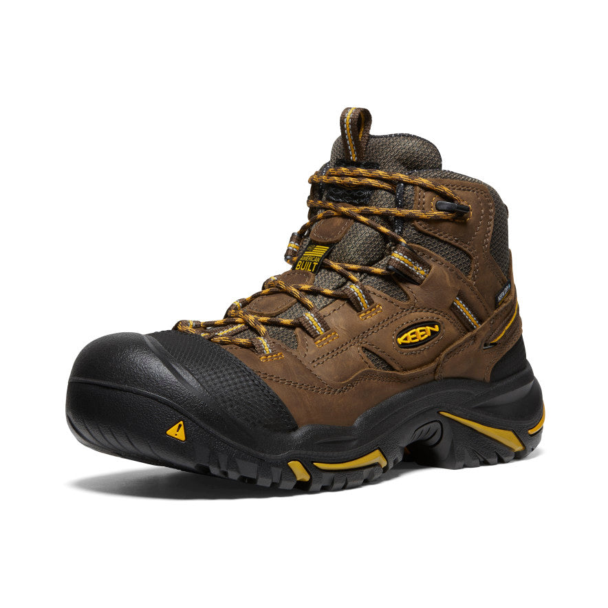 Men's Braddock Waterproof Mid (Steel Toe) | Cascade Brown/Tawny Olive - Image 3