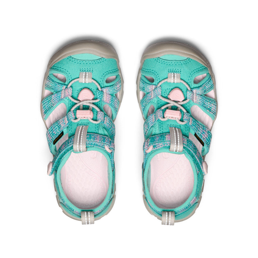 Little Kids' Seacamp II CNX | Bright Aqua/Giggle Pink - Image 4
