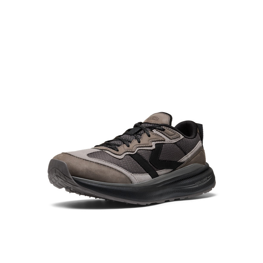 Men's WK500 Leather Walking Shoe | Steel Grey/Black - Image 3