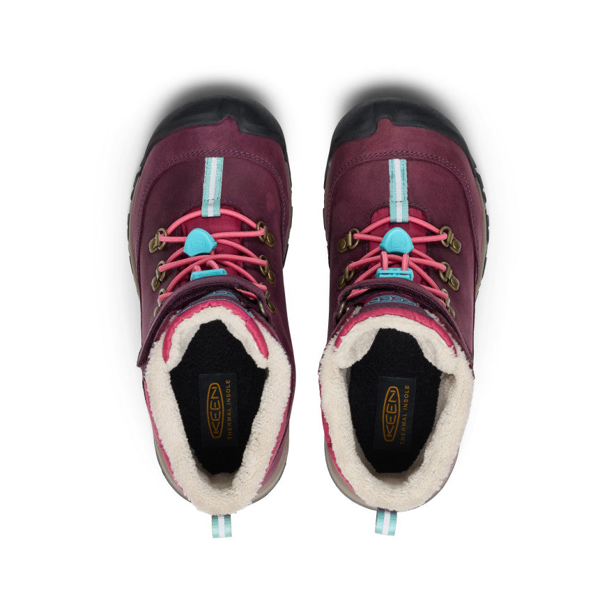 Big Kids' Kanibou Waterproof Winter Boot | Fig/Pink Lemonade - Image 4