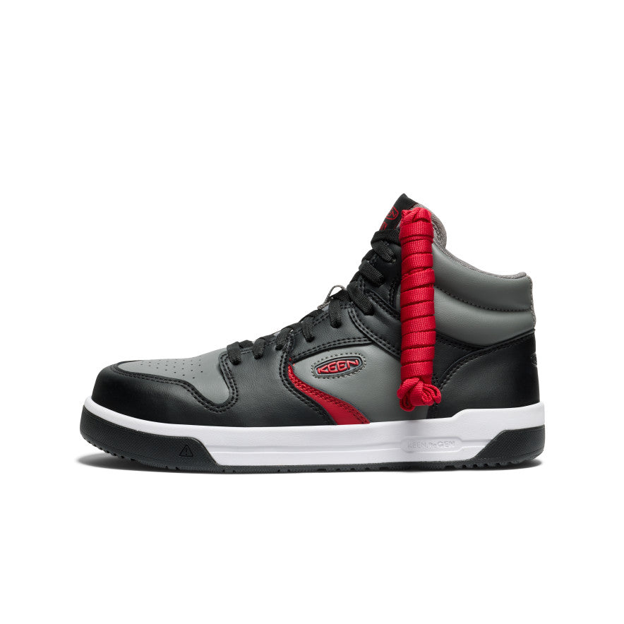 Men's Overton Mid Work Shoe (Carbon Toe) | Steel Grey/Black - Image 4