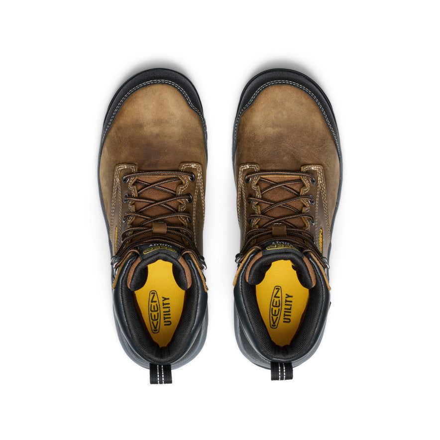 Men's Evanston 6 Waterproof Boot INT MET (Carbon Toe) | Bison/Black - Image 4