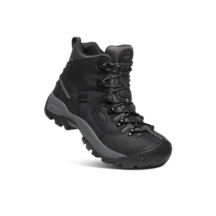 Men's Pittsburgh Energy 6 Waterproof Boot (Carbon Toe) | Black/Forged Iron - Image 3