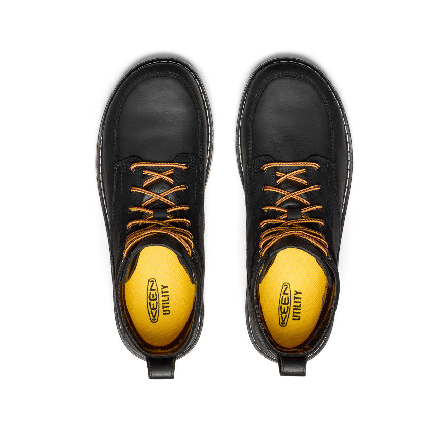 Men's San Jose 6 Waterproof Boot (Aluminum Toe) | Black/Gum - Image 4