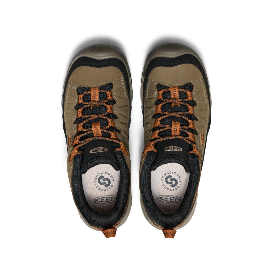 Men's Targhee IV Wide Waterproof Hiking Shoe | Sea Turtle/Roasted Pecan - Image 4