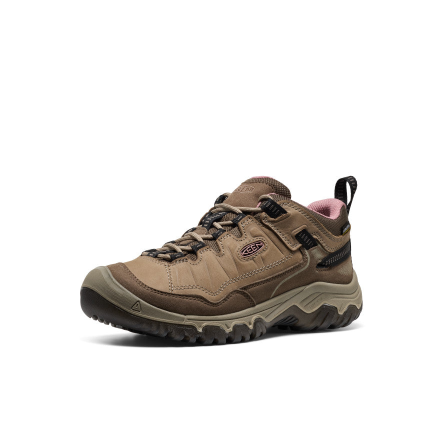 Women's Targhee IV Waterproof Hiking Shoe | Brindle/Nostalgia Rose - Image 2