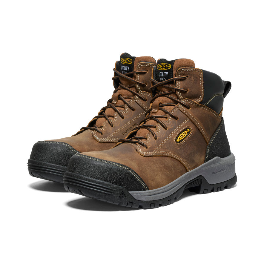 Men's Evanston 6 ESD Boot (Carbon Toe) | Bison/Black - Image 2