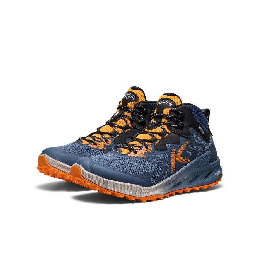 Men's Zionic NXT Waterproof Hiking Boot | Naval Academy/Bright Marigold - Image 2