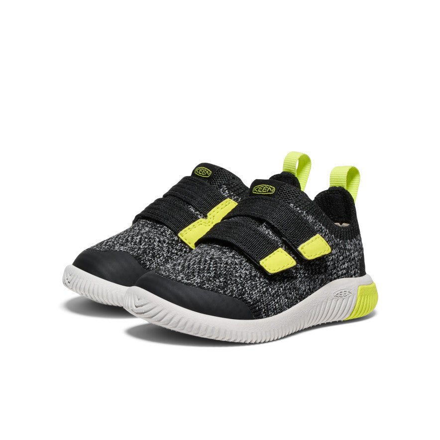 Toddlers' KNX Knit Double Strap | Black/Evening Primrose - Image 2