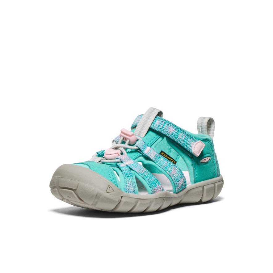 Little Kids' Seacamp II CNX | Bright Aqua/Giggle Pink - Image 2
