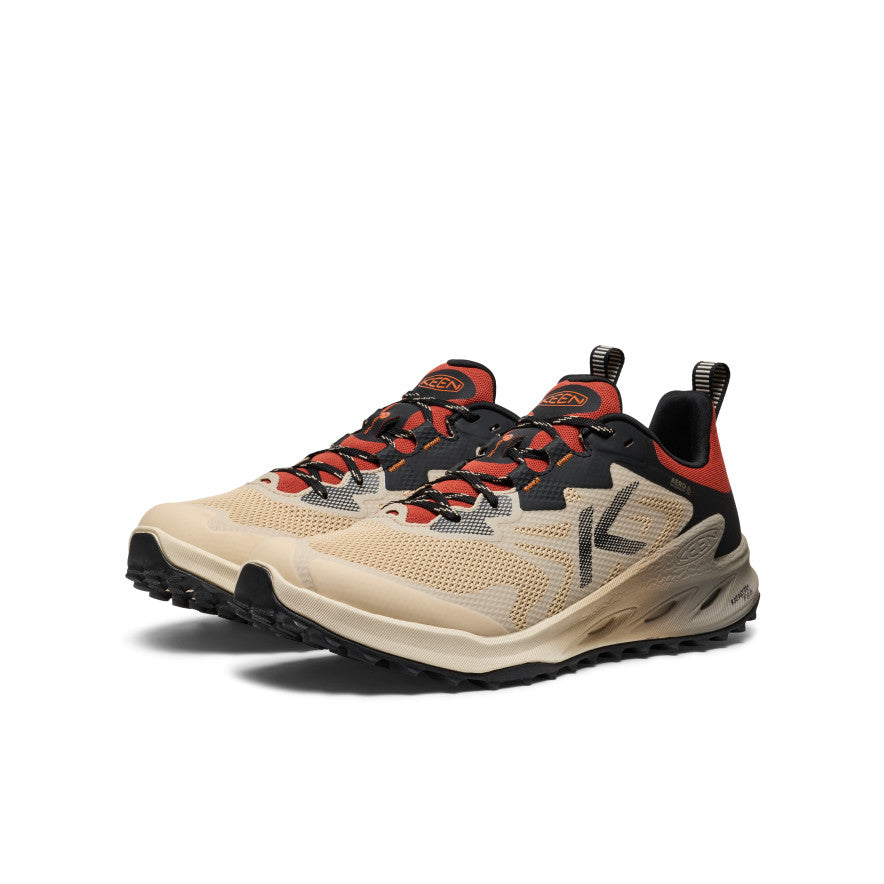 Men's Zionic NXT Waterproof Hiking Shoe | Safari/Red Ochre - Image 2