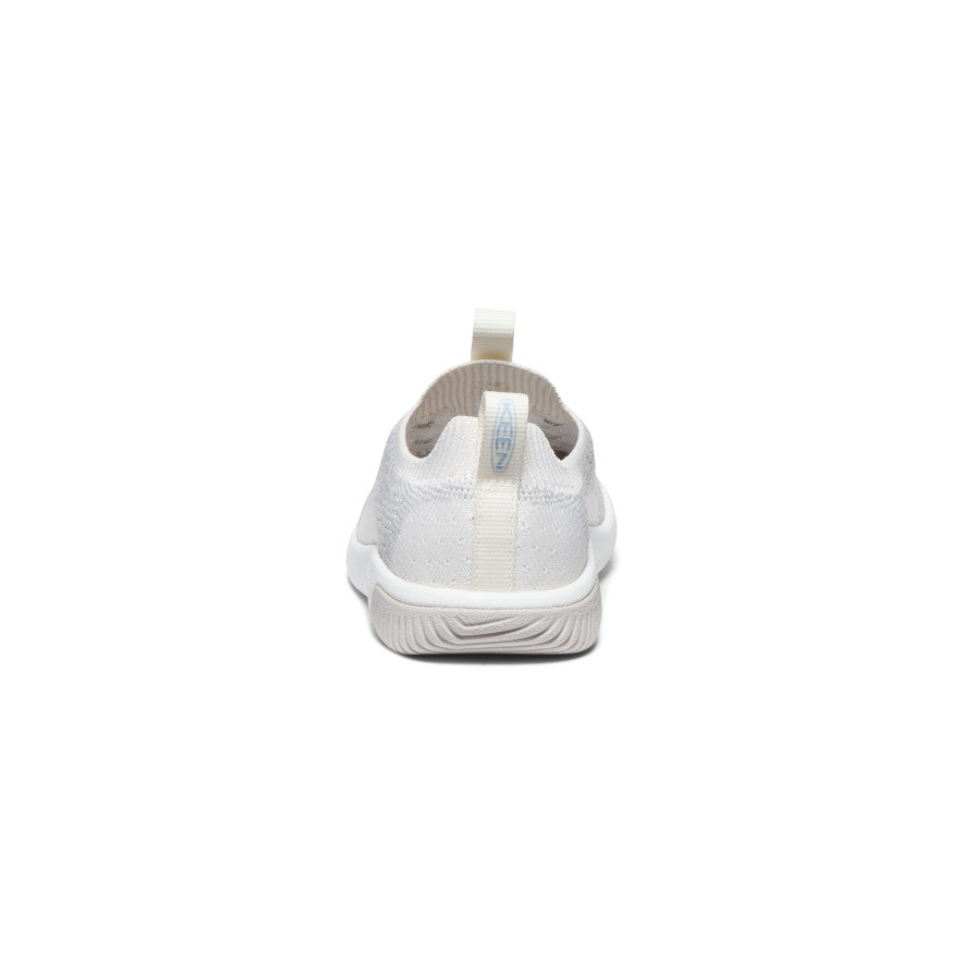 Little Kids' KNX Knit Sneaker | Star White/Skyway - Image 6