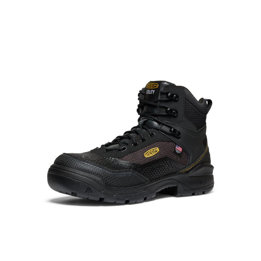 Men's Stronglite Waterproof Boot (Carbon Toe) | Black/Black - Image 3