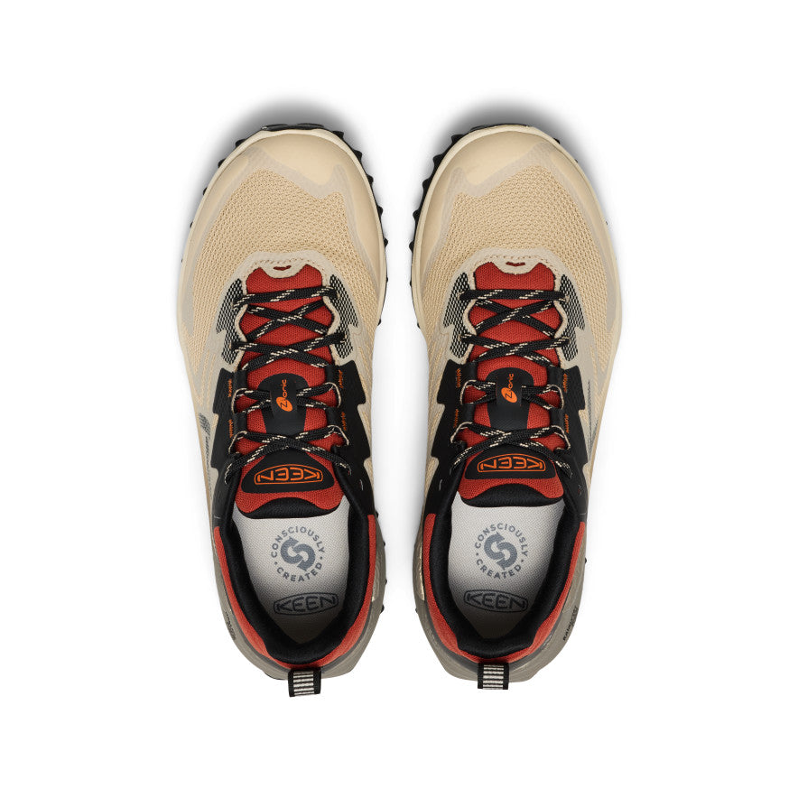 Men's Zionic NXT Waterproof Hiking Shoe | Safari/Red Ochre - Image 4