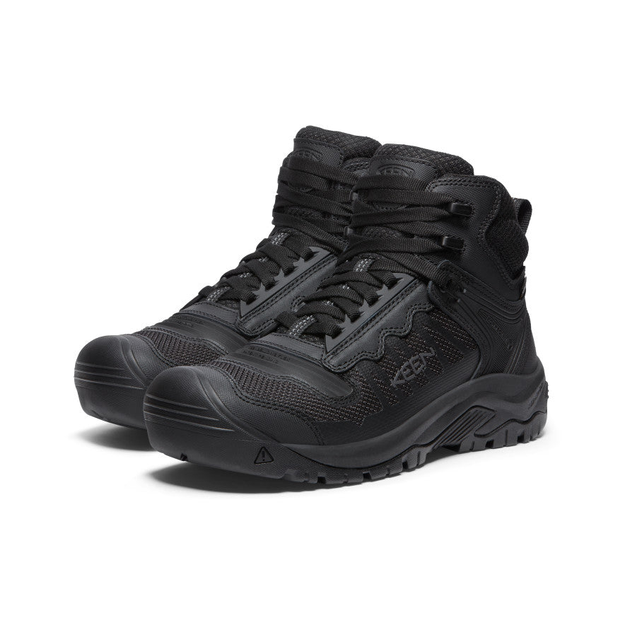 Men's Reno Waterproof Mid (Soft Toe) | Black/Black - Image 2