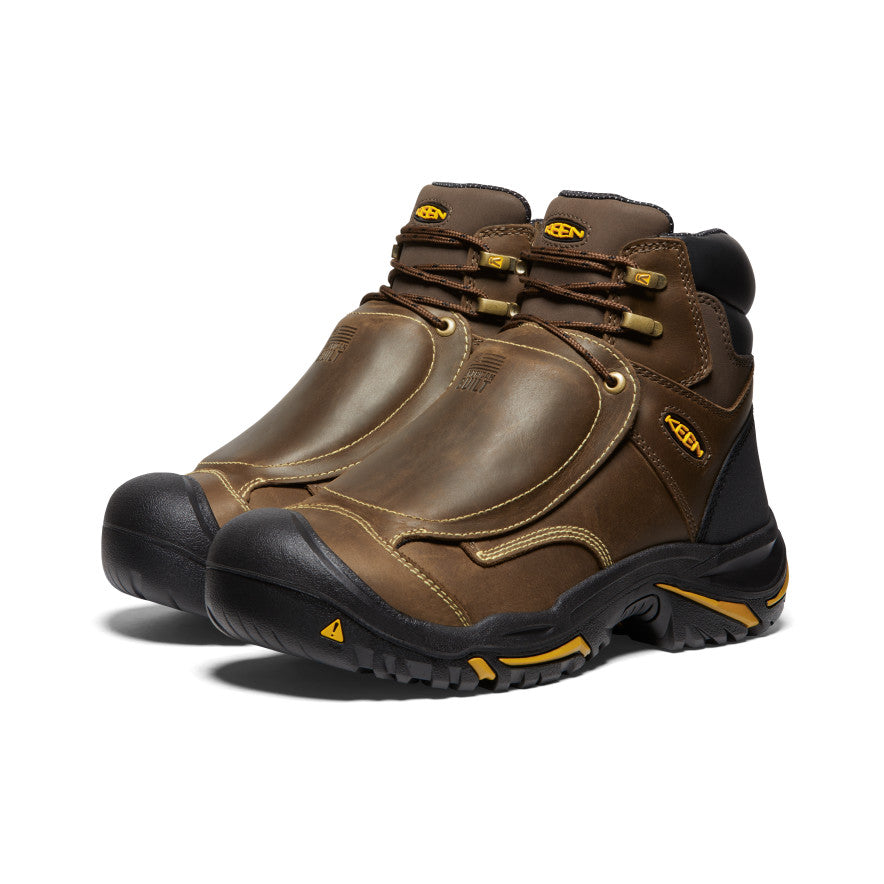 Men's Mt Vernon 6 MET Waterproof Boot (Steel Toe) | Cascade Brown - Image 2