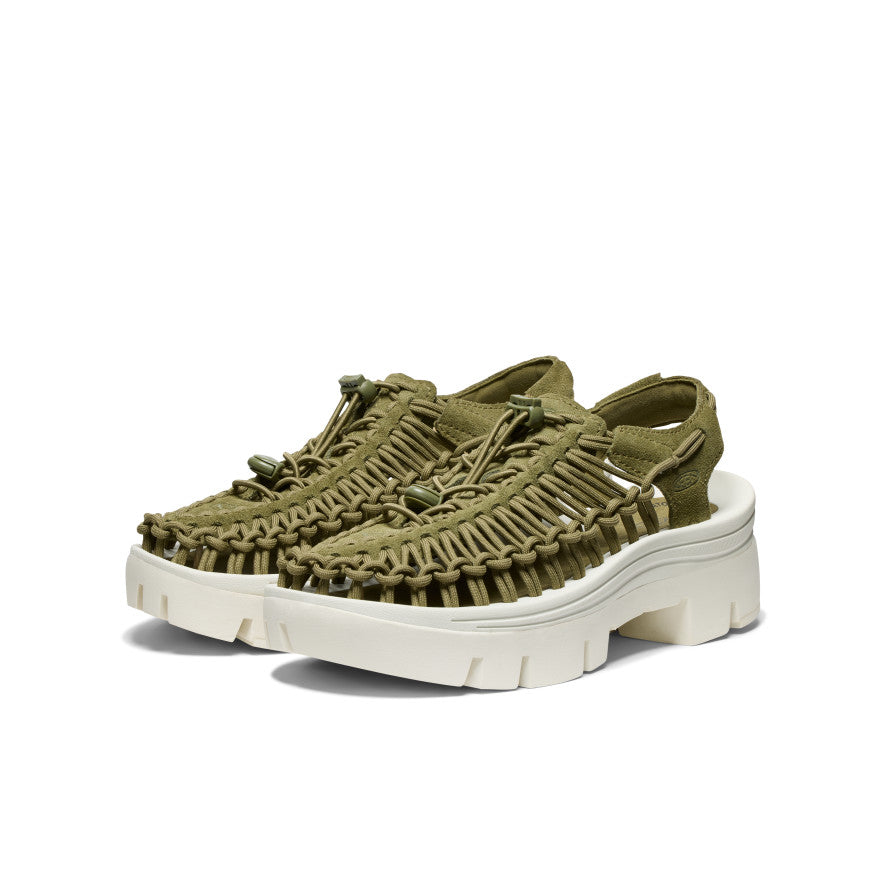 All Gender UNEEK PLT Sneaker | Martini Olive/Star White - Image 2