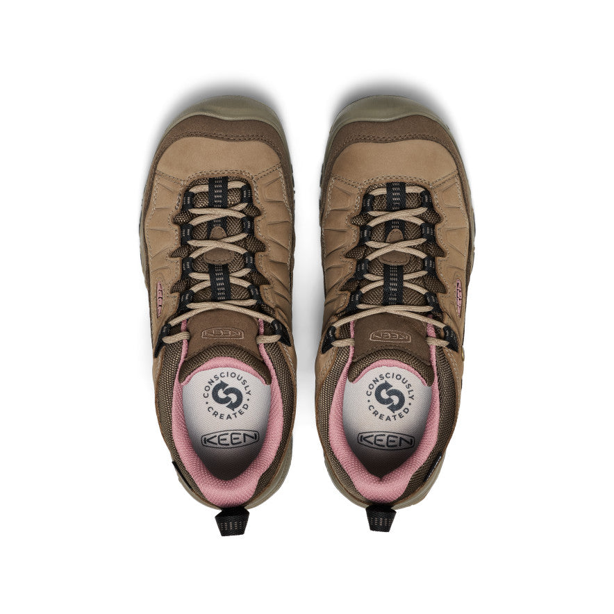 Women's Targhee IV Waterproof Hiking Shoe | Brindle/Nostalgia Rose - Image 4