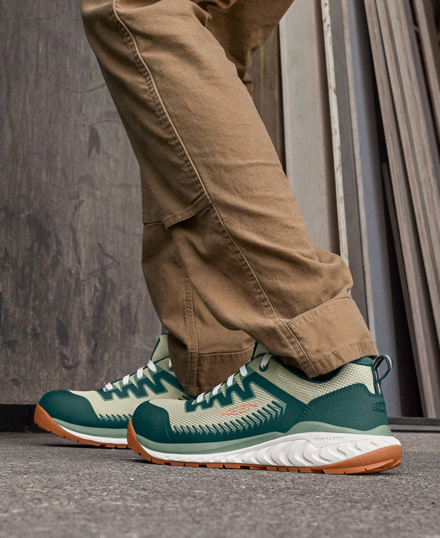 Women's Arvada Work Sneaker (Carbon Toe) | Naval Academy/Peach Whip - Image 8