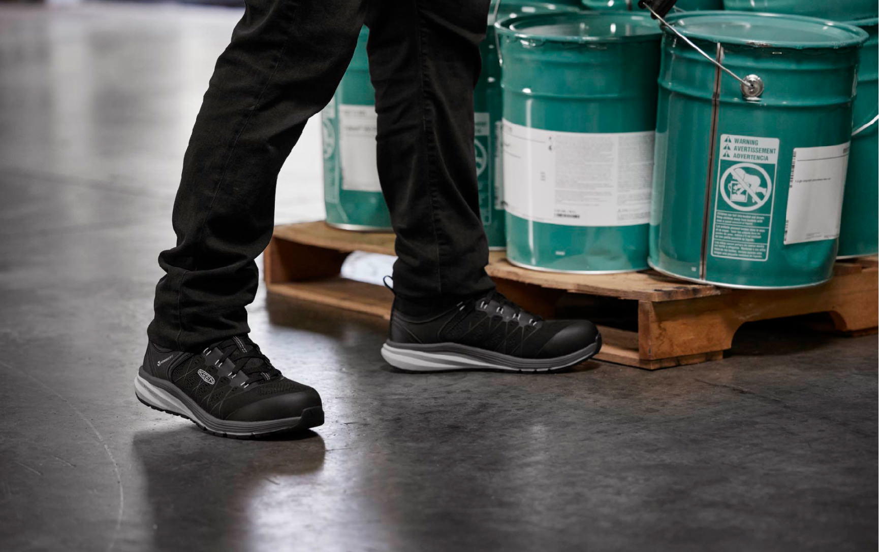 Men's Vista Energy Mid (Carbon Toe) | Vapor/Black - Image 6