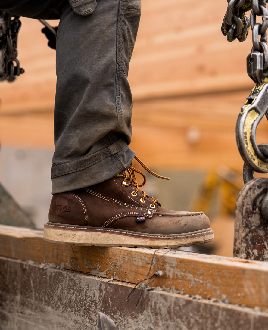 Men's Liberty 6 Waterproof Boot (Carbon Toe) | Black/Gum - Image 9