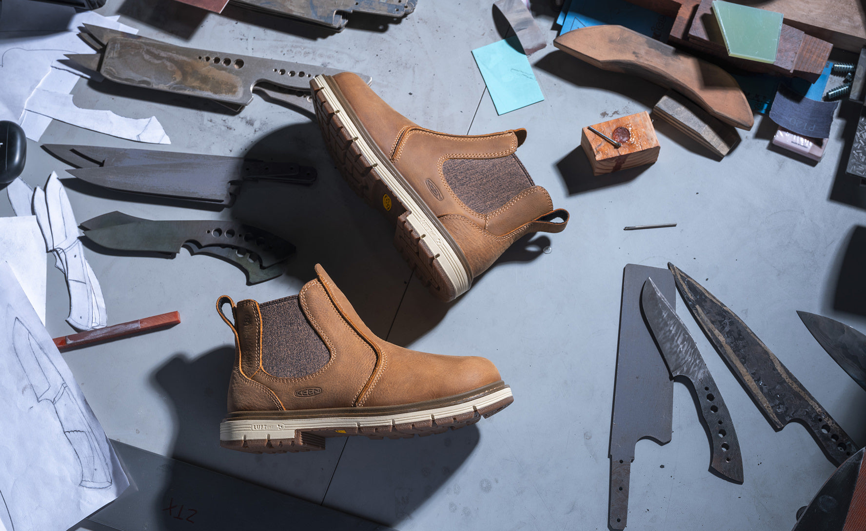 Women's San Jose Chelsea 90?? Heel Boot (Soft Toe) | Belgian/Gum - Image 7