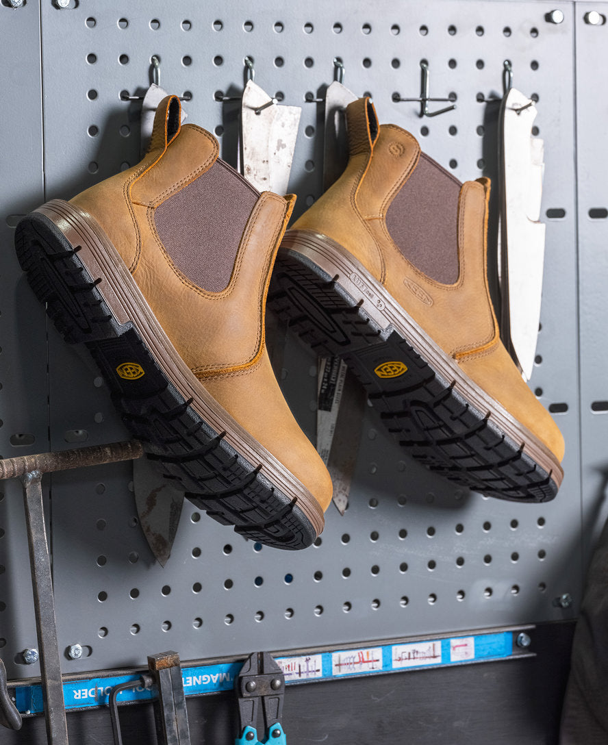 Men's San Jose Chelsea 90° Heel Boot (Soft Toe) | Belgian/Gum - Image 8