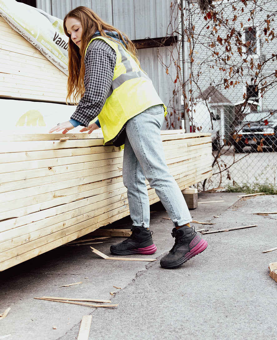 Women's Snapline RF Waterproof Boot (Carbon Toe) | Magnet/Black - Image 8