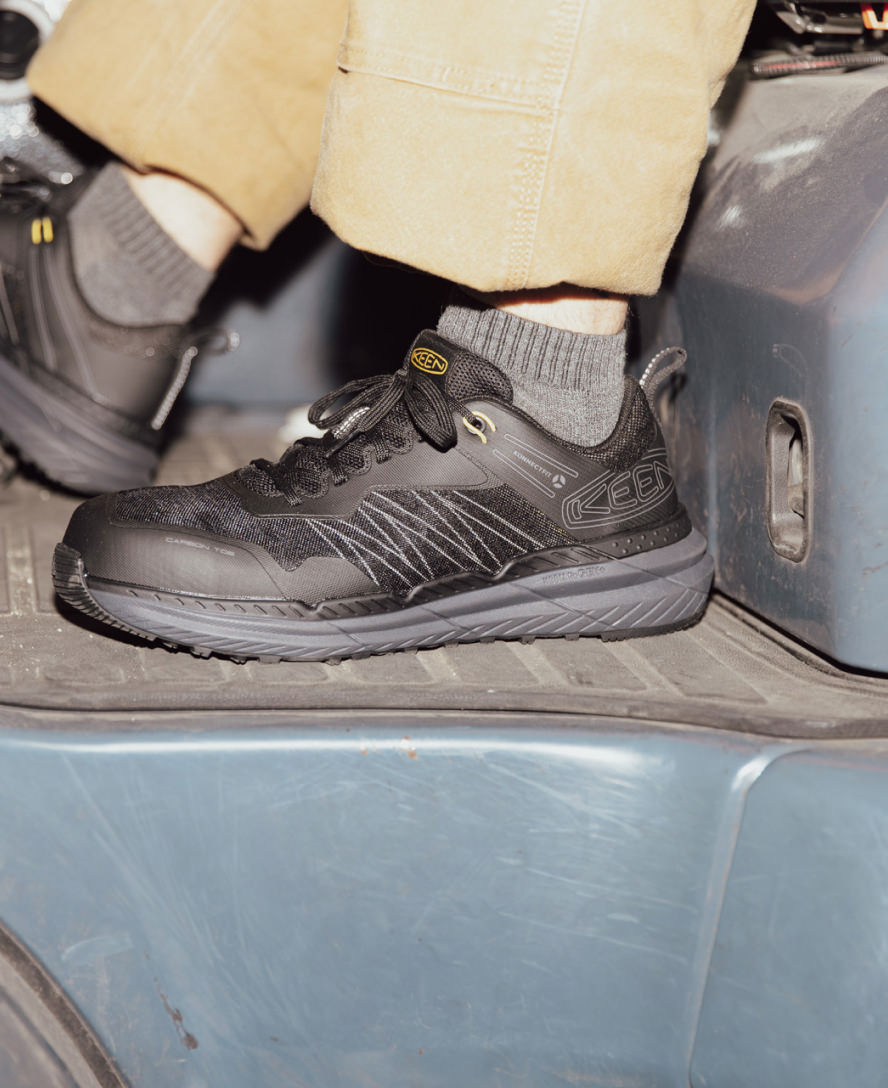 Men's Speedworks Work Sneaker (Carbon Toe) | Black/Steel Grey - Image 8