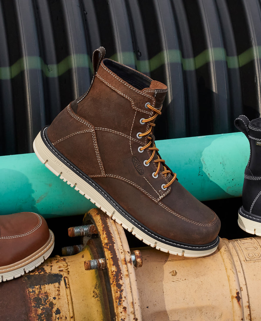 Men's San Jose 6 Boot (Soft Toe) | Gingerbread/Off White - Image 8