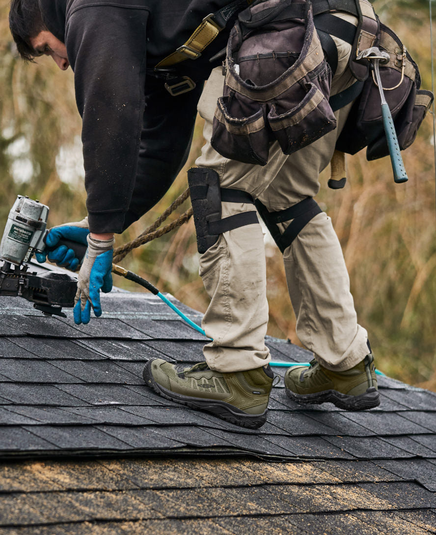 Men's Reno Mid Waterproof (Carbon Toe) | Dark Olive/Black - Image 8