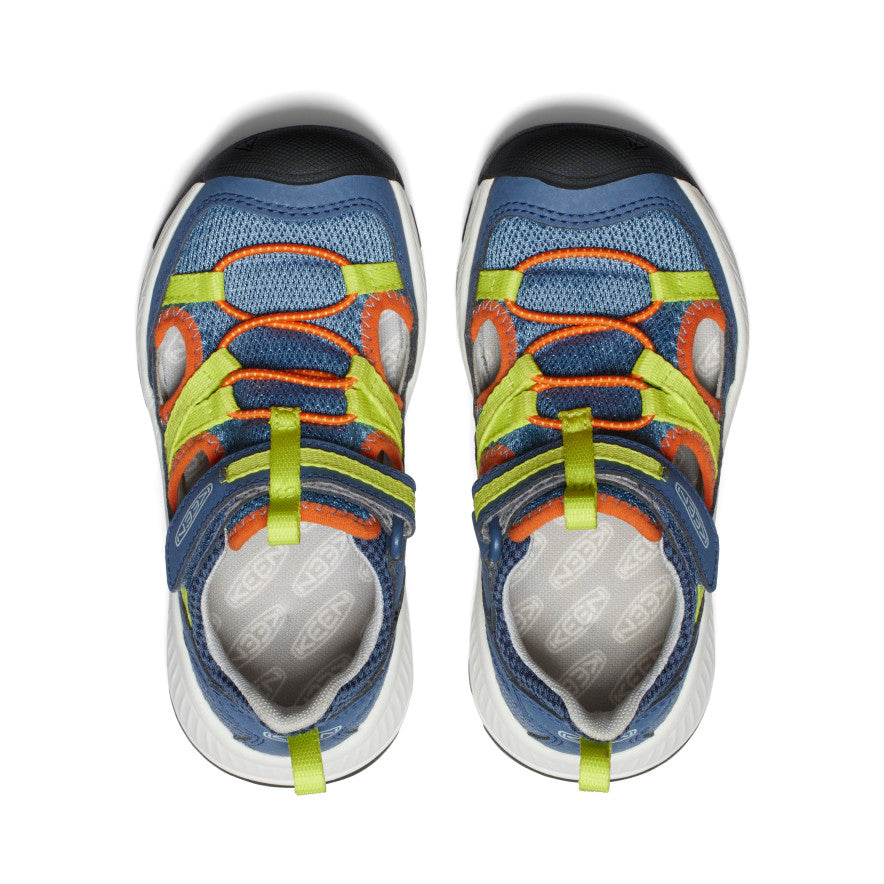 Little Kids' Motozoa Sandal | Vintage Indigo/Scarlet Ibis - Image 4