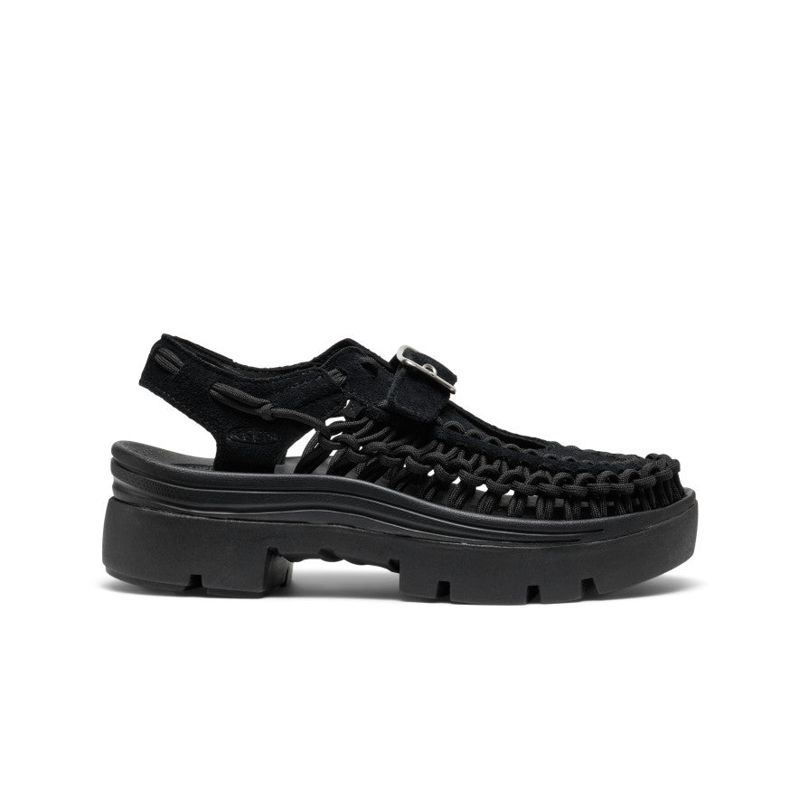All Gender UNEEK PLT Mary Jane Sneaker | Black/Black - Image 2