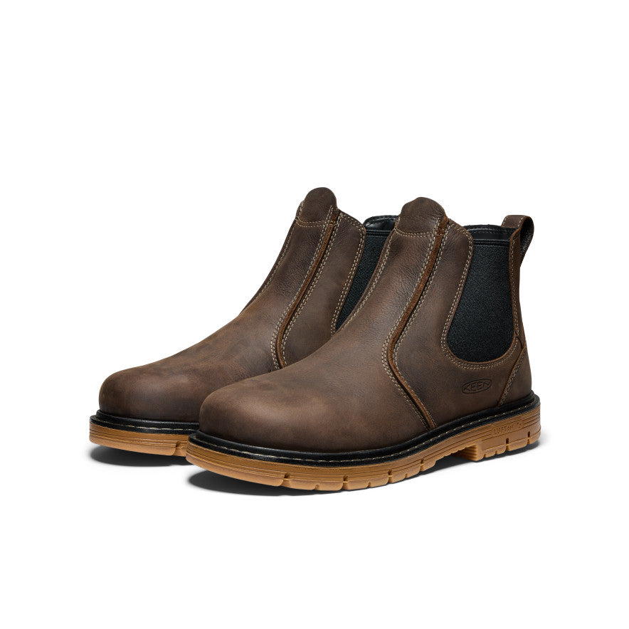 Men's San Jose Chelsea 90?? Heel Boot (Aluminum Toe) | Cascade Brown/Gum - Image 2