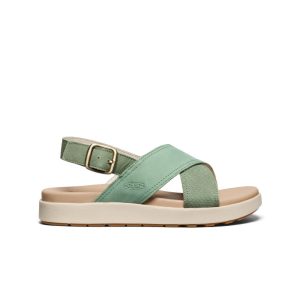 Women's Elle Luxe Cross Strap Sandal | Granite Green/Granite Green