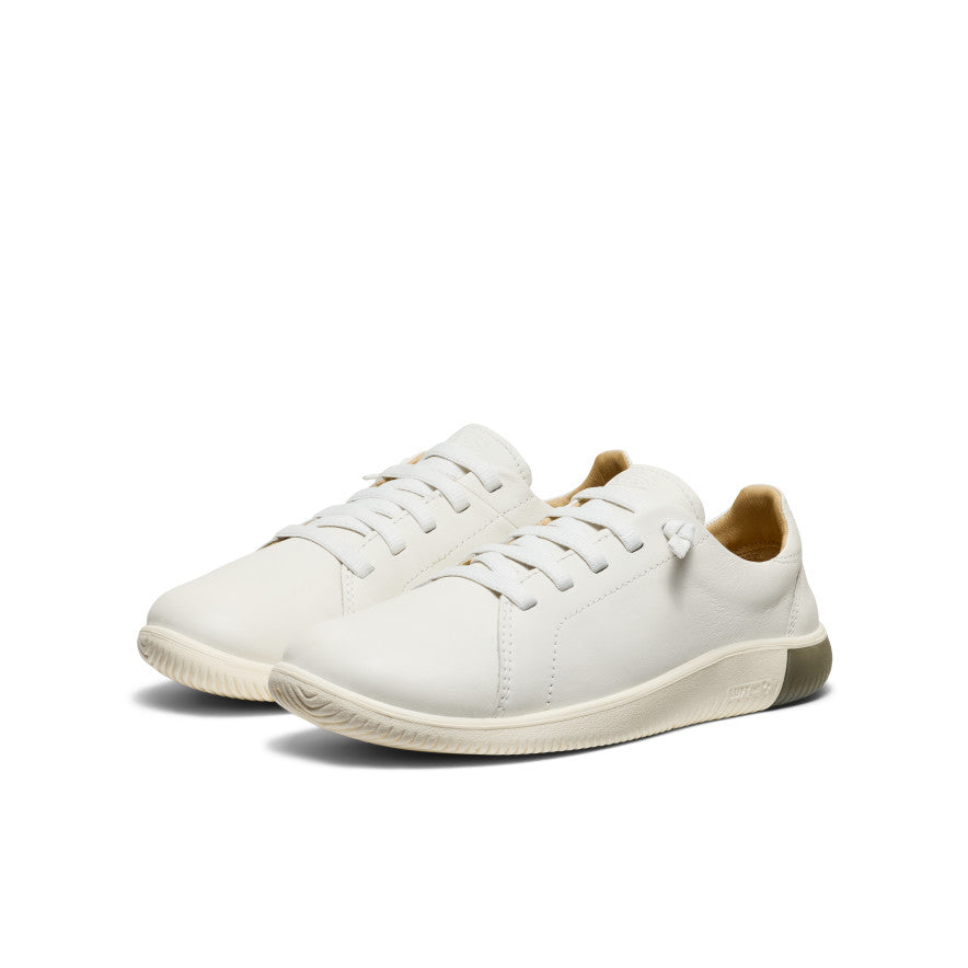 Men's KNX Leather Sneaker | Star White/Star White - Image 3