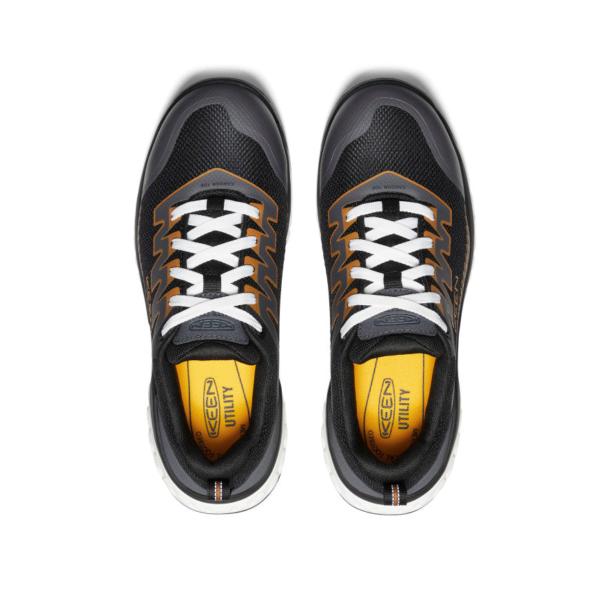 Men's Arvada Work Sneaker (Carbon Toe) | Black/Curry - Image 4