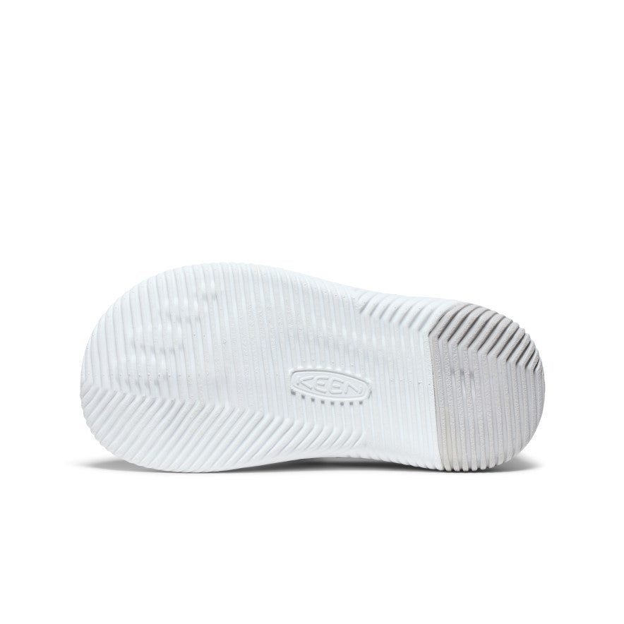 Little Kids' KNX Knit Sneaker | Star White/Skyway - Image 5