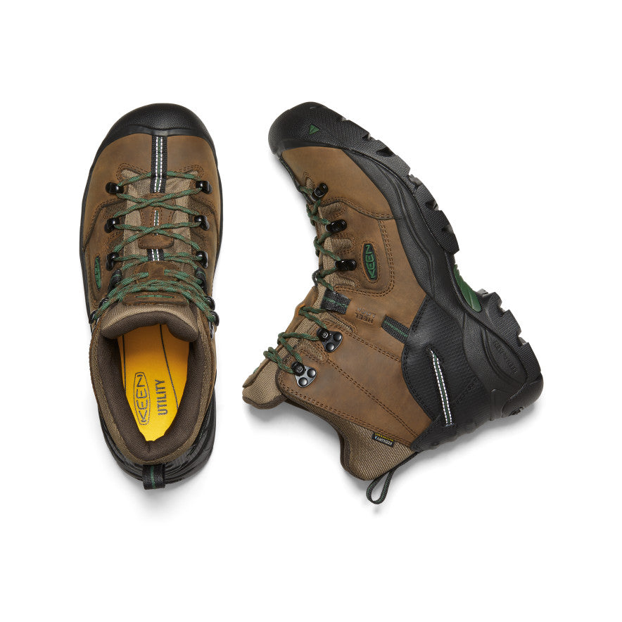 Men's Pittsburgh Energy 6 Waterproof Boot (Soft Toe) | Cascade Brown/Greener Pastures - Image 4