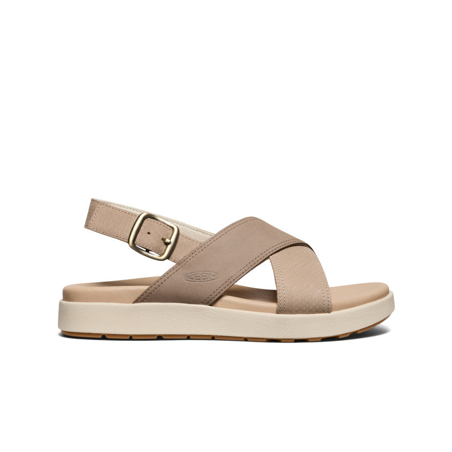 Women's Elle Luxe Cross Strap Sandal | Plaza Taupe/Brindle