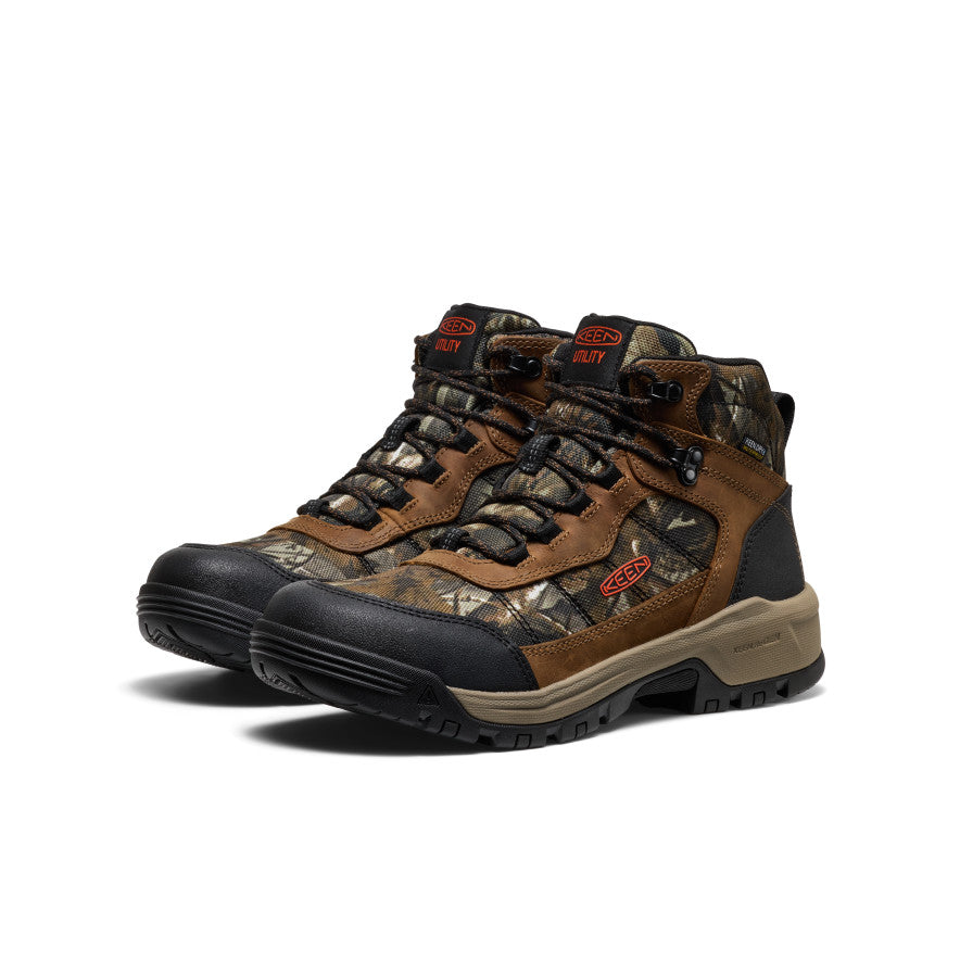 Men's Skokie Waterproof Work Boot (Soft Toe) | Camo/Black - Image 2