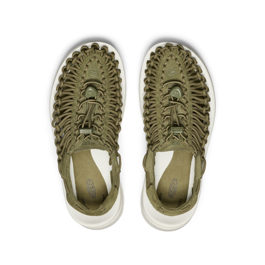 All Gender UNEEK PLT Sneaker | Martini Olive/Star White - Image 4